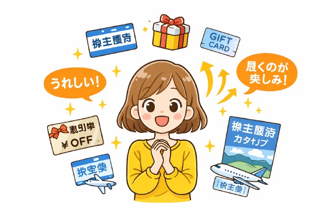 女性に人気！少額で買える株主優待